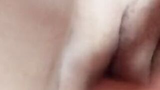 Masturbating with a cock