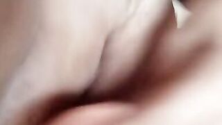 Masturbating with a cock