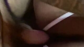 Bubble Butt Ebony Wife taking Dick