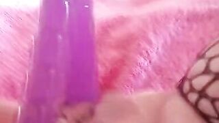 Milf, squirting, fishnets, Stockings, Moaning, squirt - 2 image