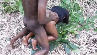 African Fuck Girl, know as (Queen of the jungle), demands for sex from a inexperienced boy who needed spiritual powers to rule others