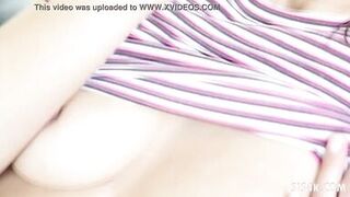 Stepsis Kendra Spade showed how deep is her throat before squirting