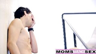 Squirting MILF Gets Creampie From Sleepwalking Step Son - 7 image