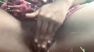 The neighbors pulled up, and almost caught me masturbating next to their house.