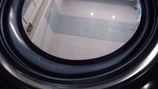 My Big-ass Step Sister was Stucked in Washer. FUCKED SISTER’S PUSSY - 1 image