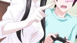 Anime Uncensored//fucked a Gal in the Titties and made her a Vaginal Creampie - 2 image