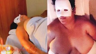 Horny Indian MILF Honey Bhabi having Oil Massage with Happy ending - 4 image