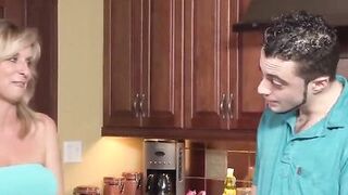 Perverted Mom Seduces and Gets Fucked by her Son - 1 image