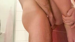 Best Rimjob and Ass Fingering - Shower Sex - 2 image