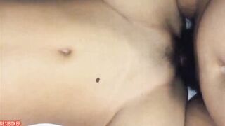 Remove the condom first before ejaculating