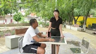 I get revenge on my best friend with her Latino ex-boyfriend. I invite him to fuck with his huge penis at his stepfathers' house until I get his delicious milk out of him. - 4 image