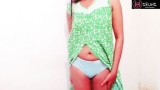 Hot inexperienced Indian stepmom shows big Tits and fingered and masturbates - 12 image