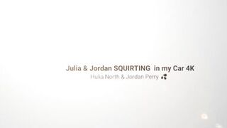Julia and Jordan Squirting in My Car - 3 image