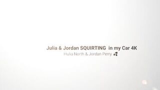 Julia and Jordan Squirting in My Car - 4 image