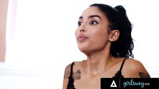 GIRLSWAY - Birthday Girl Vanessa Sky Has SQUIRTING Session With Busty Stepmom Pristine Edge - 4 image