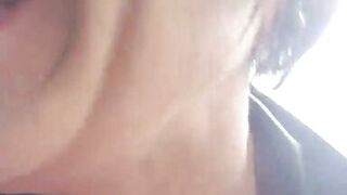 Julie squirts during car break