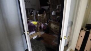 Aderes Quin squirts while getting her natural tits drilled by BBC POV