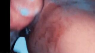 Masckedclub1 and Sexyrita share steamy homemade video of curvy ebony MILF squirting & riding BBC