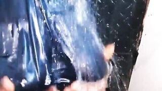 Sexyrita's first BBC experience: Squirting and creaming in a bathtub