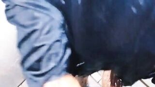 Sexyrita's first BBC experience: Squirting and creaming in a bathtub - 9 image