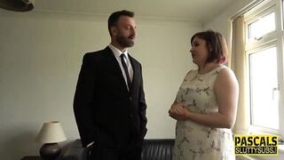 Laura Lou's submissive throat gets drilled hard and squirts like a milf