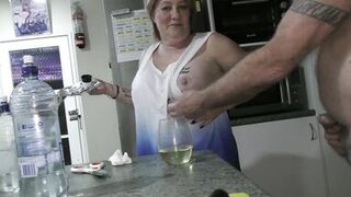 Watch CaraPornstar get her tight asshole stretched by Mastercnz in public, while getting a messy facial in the end! - 15 image