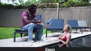 Kyla Keys can't resist BBC & squirts like crazy while getting doggystyled by Jay Bangher