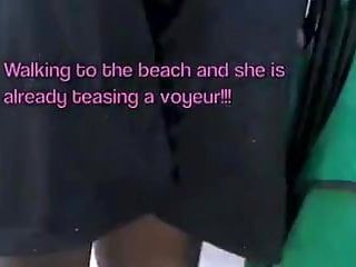 My wife tatiana stripped beach wang teaser swarmed by voyeurs